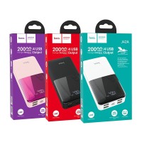 Powerbank Hoco J42A 20000mAh 4USB/1USB-C с дисплеем белый