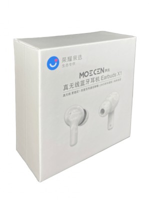 Наушники беспроводные Bluetooth Honor Choice Moecen TWS Earbuds X1 белые Наушники беспроводные Bluetooth Honor Choice Moecen TWS Earbuds X1 белые