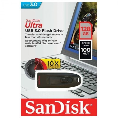 3.0 USB флеш накопитель SanDisk 128GB Ultra (SDCZ48-128G-U46) черный 3.0 USB флеш накопитель SanDisk 128GB Ultra (SDCZ48-128G-U46)