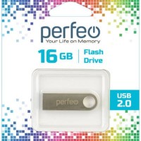 USB флеш накопитель Perfeo 16GB M07 металлическая