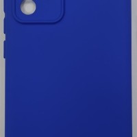 Накладка для Xiaomi Redmi 12X Pro силикон матовый синий