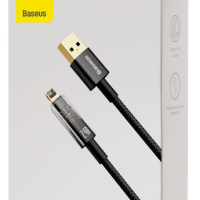 Usb Кабель-зарядка Lightning Baseus Explorer 2.4A 2м (CATS000501) черный