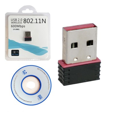 USB-адаптер беспроводной 2.0 WIFI адаптер 600Mbps (LV-UW01) USB-адаптер беспроводной 2.0 WIFI адаптер 600Mbps (LV-UW01)