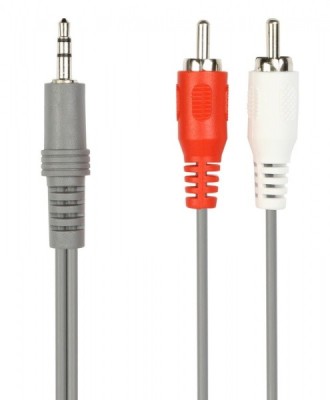 Кабель AUX 3.5мм (папа) - 2xRCA (папа) Smartbuy (KA-315-150) 5м Кабель AUX 3.5мм (папа) - 2xRCA (папа) Smartbuy (KA-315-150) 5м