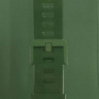 Сменный браслет силиконовый для Apple Watch 38mm с застежкой в коробке зеленый