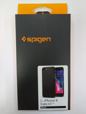 Клип-кейс Spigen для i-Phone 8 Thin Fit, черный (054CS22208) Клип-кейс Spigen для i-Phone 8 Thin Fit, черный (054CS22208)