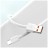 Usb Кабель-зарядка Xiaomi USB на Type-C 6A 1м BHR4915CN белый