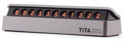 Парковочная карта Xiaomi Bcase TITA Mini Temporary Parking Card серебристая Парковочная карта Xiaomi Bcase TITA Mini Temporary Parking Card черная