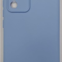 Накладка для Xiaomi Redmi 12X Pro силикон матовый голубой