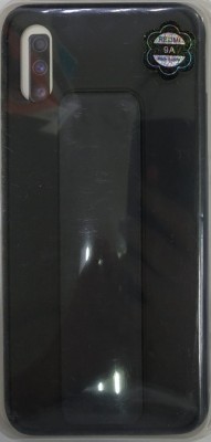 Накладка для Xiaomi Redmi 9A  кожаная с держателем для руки чёрный Накладка для Xiaomi Redmi 9A  кожаная с держателем для руки чёрный