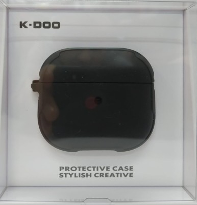 Кожаный чехол для AirPods 3 K-DOO CrashGuard черный Кожаный чехол для AirPods 3 K-DOO CrashGuard черный