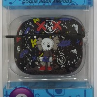 Силиконовый светящийся в темноте чехол для AirPods 3 Luxo Kaws рисунок №62