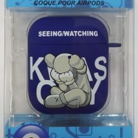 Силиконовый светящийся в темноте чехол для AirPods 1/2 Luxo Kaws рисунок №31