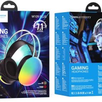 Стереонаушники полноразмерные Hoco W109 Plus Rich Gaming с микрофоном черные