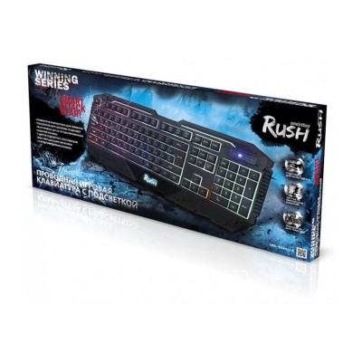 Клавиатура проводная Smartbuy Rush 304 USB/104+12 клавиш/ПодсветкаRainbow/1.6м, (SBK-304GU-K) черная Клавиатура проводная Smartbuy Rush 304 USB/104+12 клавиш/ПодсветкаRainbow/1.6м, (SBK-304GU-K) черная