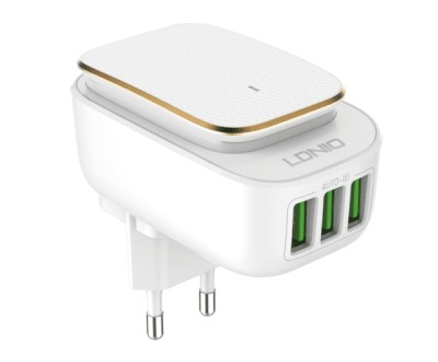 Сетевое зар. устр. LDNIO A3305 с шнуром Type-C 3USB 17W белое Сетевое зар. устр. LDNIO A3305 с шнуром Type-C 3USB 17W белое