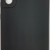 Накладка для Samsung Galaxy S20FE Silicone cover без логотипа черная