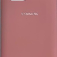 Накладка для Samsung Galaxy A91/M80S/S10 Lite Silicone cover розовая