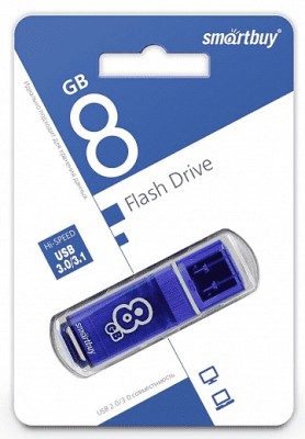 3.0 USB флеш накопитель Smartbuy 8GB Glossy Dark Blue (SB8GBGS-DB) 3.0 USB флеш накопитель Smartbuy 8GB Glossy Dark Blue (SB8GBGS-DB)