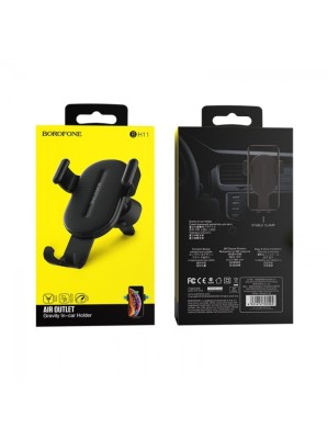 Держатель в автомобиль в воздуховод Borofone Air Outlet BH11 черный Держатель в автомобиль в воздуховод Borofone Air Outlet BH11 черный