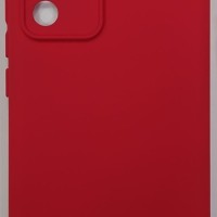 Накладка для Xiaomi Redmi 12X Pro силикон матовый красный