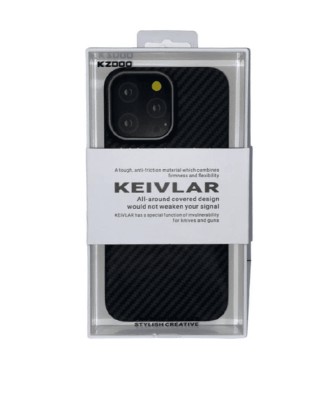 Накладка для i-Phone 14 Pro Max K-Doo Kevlar пластик черная Накладка для i-Phone 14 Pro Max K-Doo Kevlar пластик черная