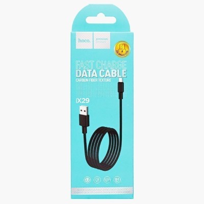 Usb Кабель-зарядка Micro Hoco X29 Superior 2A 1м силиконовый черный Usb Кабель-зарядка Micro Hoco X29 Superior 2A 1м силиконовый черный