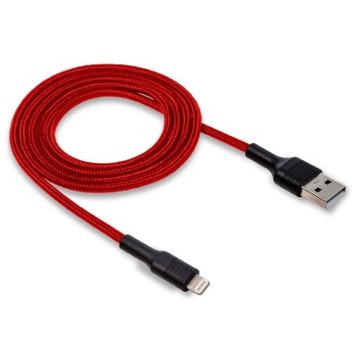 Usb Кабель-зарядка Lightning Walker C575 1м 2.4A красный Usb Кабель-зарядка Lightning Walker C575 1м 2.4A красный