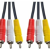 Кабель 3xRCA (папа) - 3xRCA (папа) Perfeo (R3101) 2м