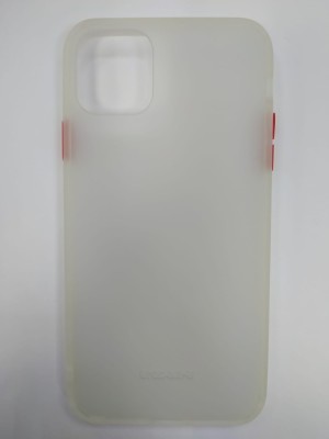 Накладка для i-Phone 11 Pro Max силикон матовая бока цветные белые Накладка для i-Phone 11 Pro Max силикон матовая бока цветные белые