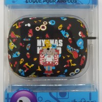 Силиконовый светящийся в темноте чехол для AirPods Pro Luxo Kaws рисунок №54
