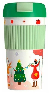 Термокружка Kiss Kiss Fish Rainbow 490ml бело-зеленый с узорами Термокружка Kiss Kiss Fish Rainbow 490ml бело-зеленый с узорами