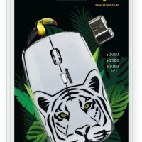 Мышь беспроводная Smartbuy 327AG Tiger 2 USB/DPI 1000-1500-2000/4 кнопки/2AAA (SBM-327AG-T2-FC)