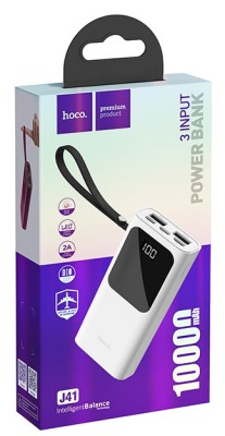 Powerbank Hoco J41 2USB 2C 10000mAh белый Powerbank Hoco J41 2USB 2C 10000mAh белый