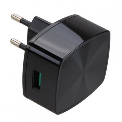 Сетевое зар. устр. Hoco C26 1USB Qualcomm 3.0, черное Сетевое зар. устр. Hoco C26 1USB Qualcomm 3.0, черное