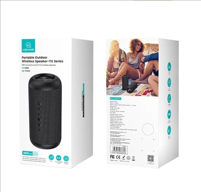 Bluetooth колонка Usams US-YX008 черная Bluetooth колонка Usams US-YX008 черная