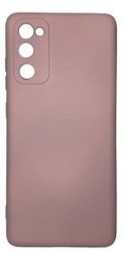Накладка для Samsung Galaxy S20FE Silicone cover без логотипа пудро Накладка для Samsung Galaxy S20FE Silicone cover без логотипа пудро