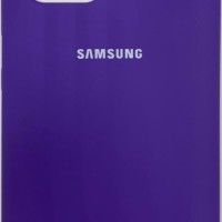 Накладка для Samsung Galaxy A91/M80S/S10 Lite Silicone cover фиолетовая