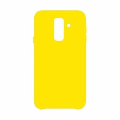 Накладка для Samsung Galaxy A6 Plus (2018) Silicone cover ярко-желтая Накладка для Samsung Galaxy A6 Plus (2018) Silicone cover ярко-желтая