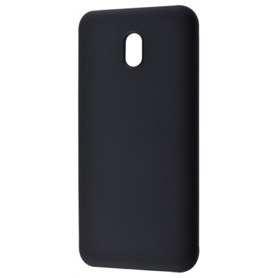 Чехол-накладка для Xiaomi Redmi 8A силикон матовый чёрный Чехол-накладка для Xiaomi Redmi 8A силикон матовый чёрный