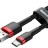 Usb Кабель-зарядка TYPE-C Baseus Cafule 2A 2м (CATKLF-C91) чёрно-красный