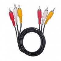 Кабель 3xRCA (папа) - 3xRCA (папа) Perfeo (R3104) 3м