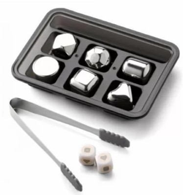 Охлаждающие камни для напитков Xiaomi Circle Joy Stainless Steel Quick Frozen Ice Cubes 6шт серебро Охлаждающие камни для напитков Xiaomi Circle Joy Stainless Steel Quick Frozen Ice Cubes 6шт серебро