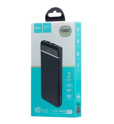 Powerbank Hoco J59 10000mAh 2USB 2A с дисплеем черный Powerbank Hoco J59 10000mAh 2USB 2A с дисплеем черный