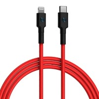 Usb Кабель-зарядка ZMI Type-C на Lightning 1м 2A AL873K красный