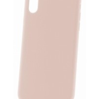 Накладка для Samsung Galaxy A02 Silicone cover без логотипа пудро