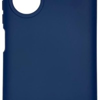 Накладка для Huawei Honor X7 Silicone cover без логотипа темно-синяя