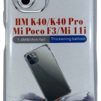 Чехол-накладка силикон 1.5мм Xiaomi Poco F3 прозрачный