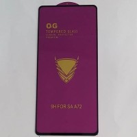 Защитное стекло для Samsung Galaxy A72 OG Purple черное