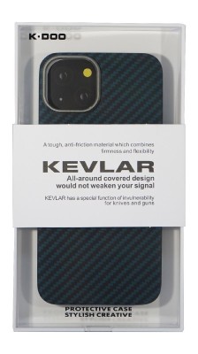 Накладка для i-Phone 13 K-Doo Kevlar пластик синяя Накладка для i-Phone 13 K-Doo Kevlar пластик синяя